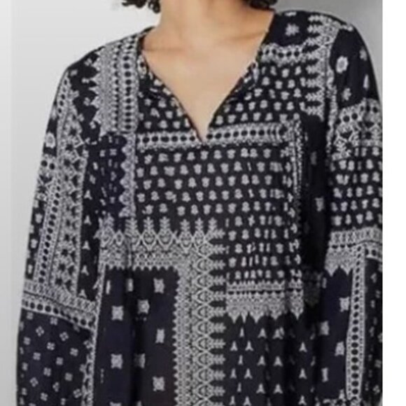 J Jill Handkerchief Print Top - Picture 3 of 3